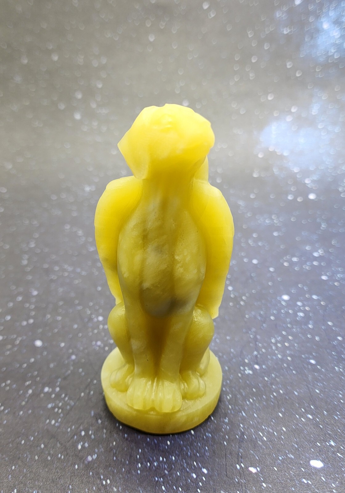 Lemon Jade Winged Angel Dog Pet Memorial, Pet Loss Gift, Gemstone Carving