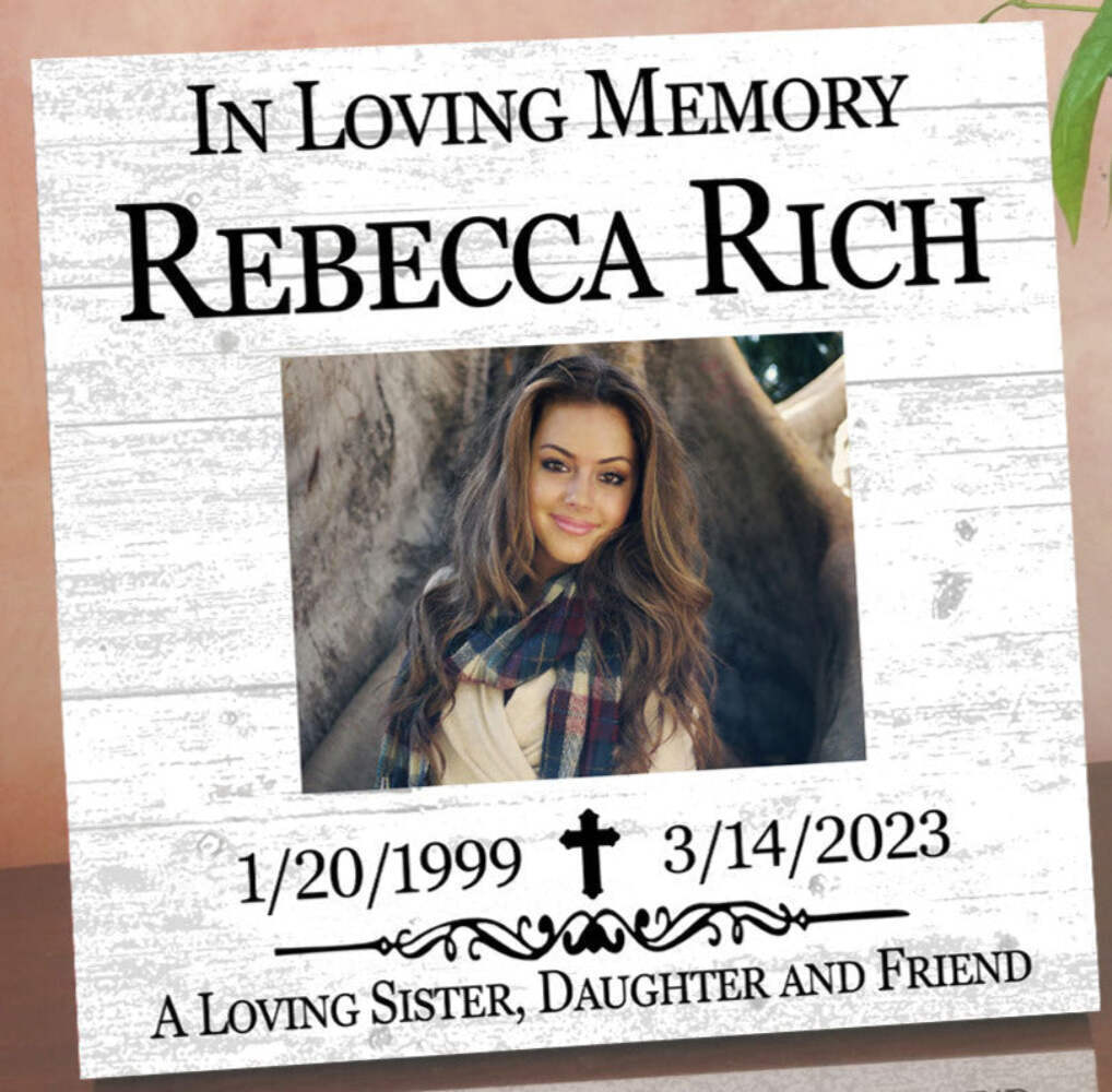 Custom Memorial Picture Frame Alternative – Personalized Gift – Upload Photo