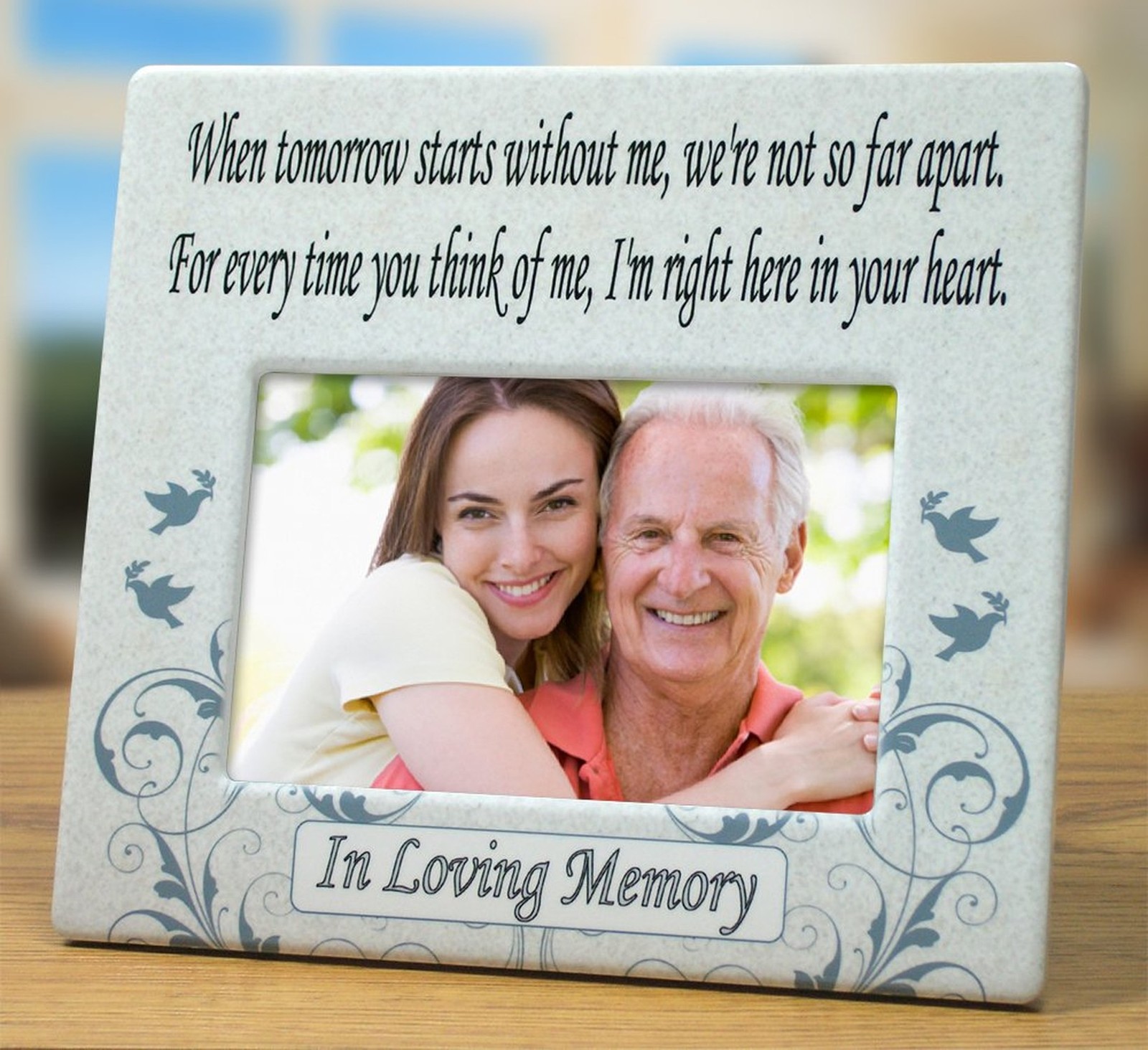 Memorial Picture Frame – “When Tomorrow Starts Without Me ” – Tribute to the …