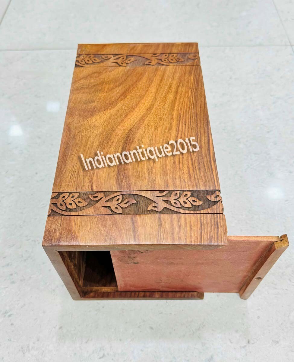 Handcrafted Wooden Urn Box Urns for Human Ashes – Adult Large Cremation