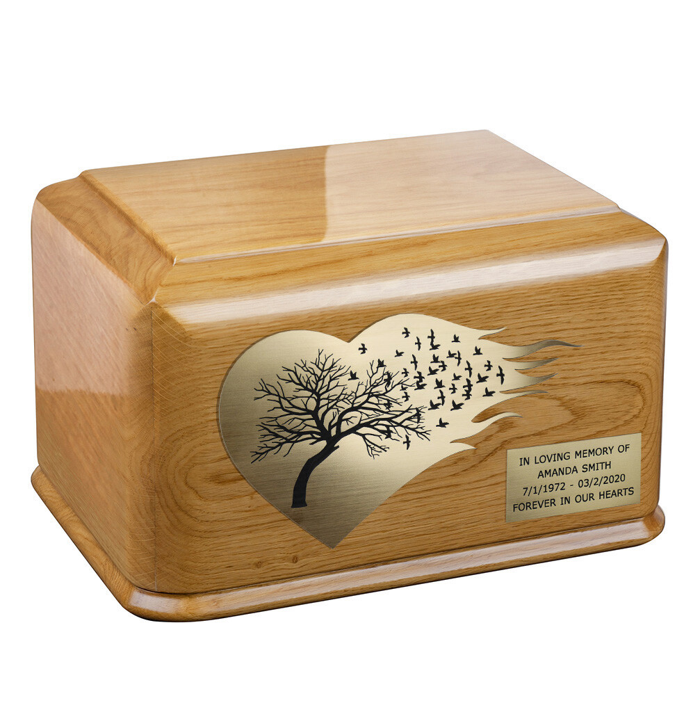 Tree of Life Unique Adult Cremation ashes Urn Memorial Funeral Casket / Pet URN