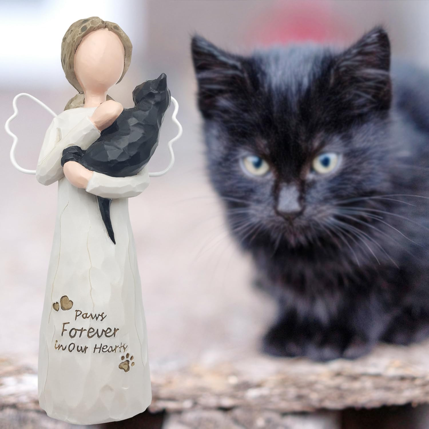 Cat Memorial Gifts for Loss of Cat, Cat Loss Sympathy Gifts, Cat Remembrance Gif