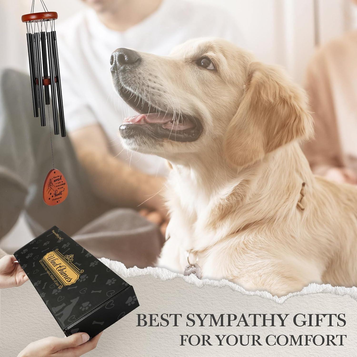 Pet Memorial Gifts for Dogs, Dog Memorial, Pet Memorial Wind Chime, Loss of a Do