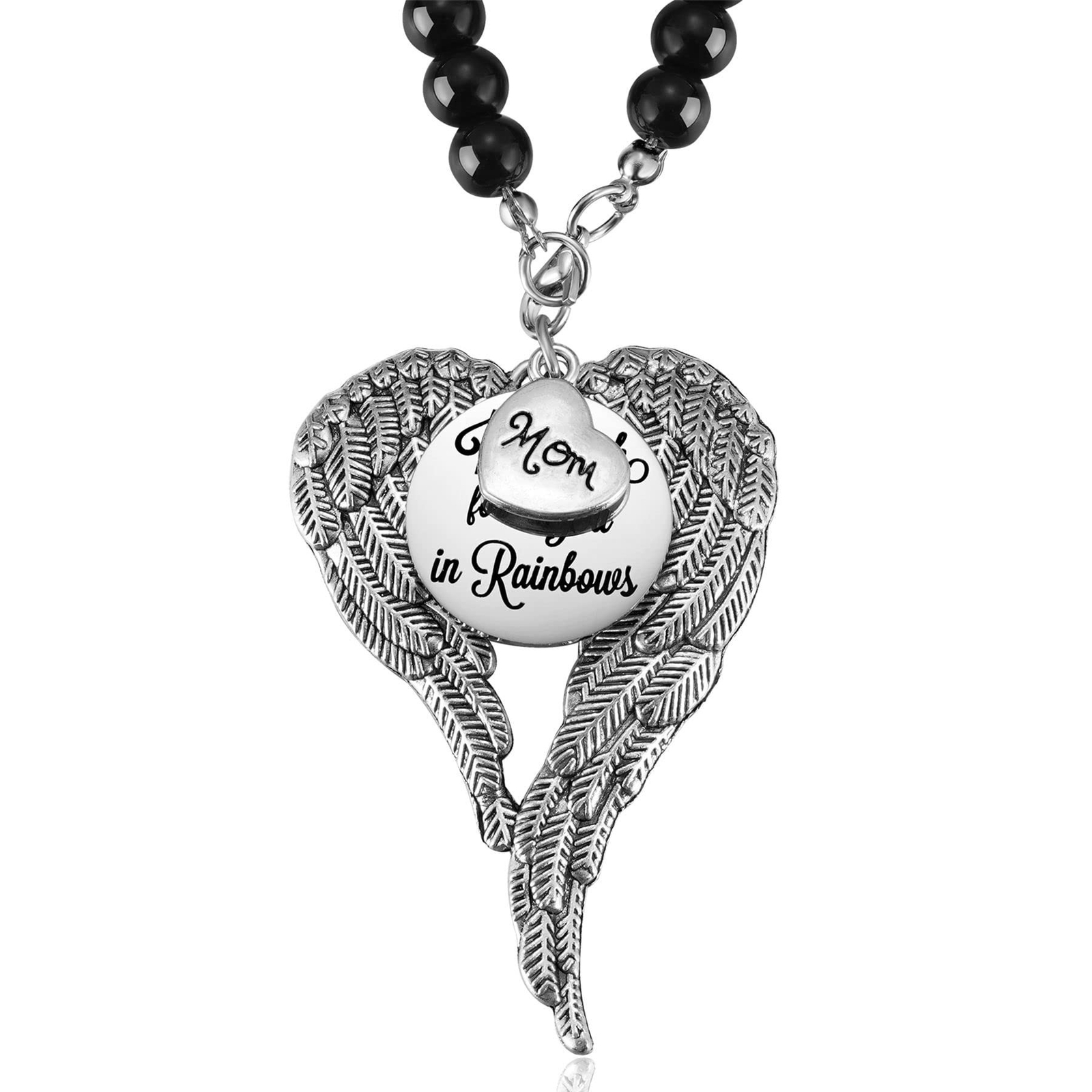Loss of Mother Memorial Car Charm – Sympathy Rear View Mirror Hang Accessory …
