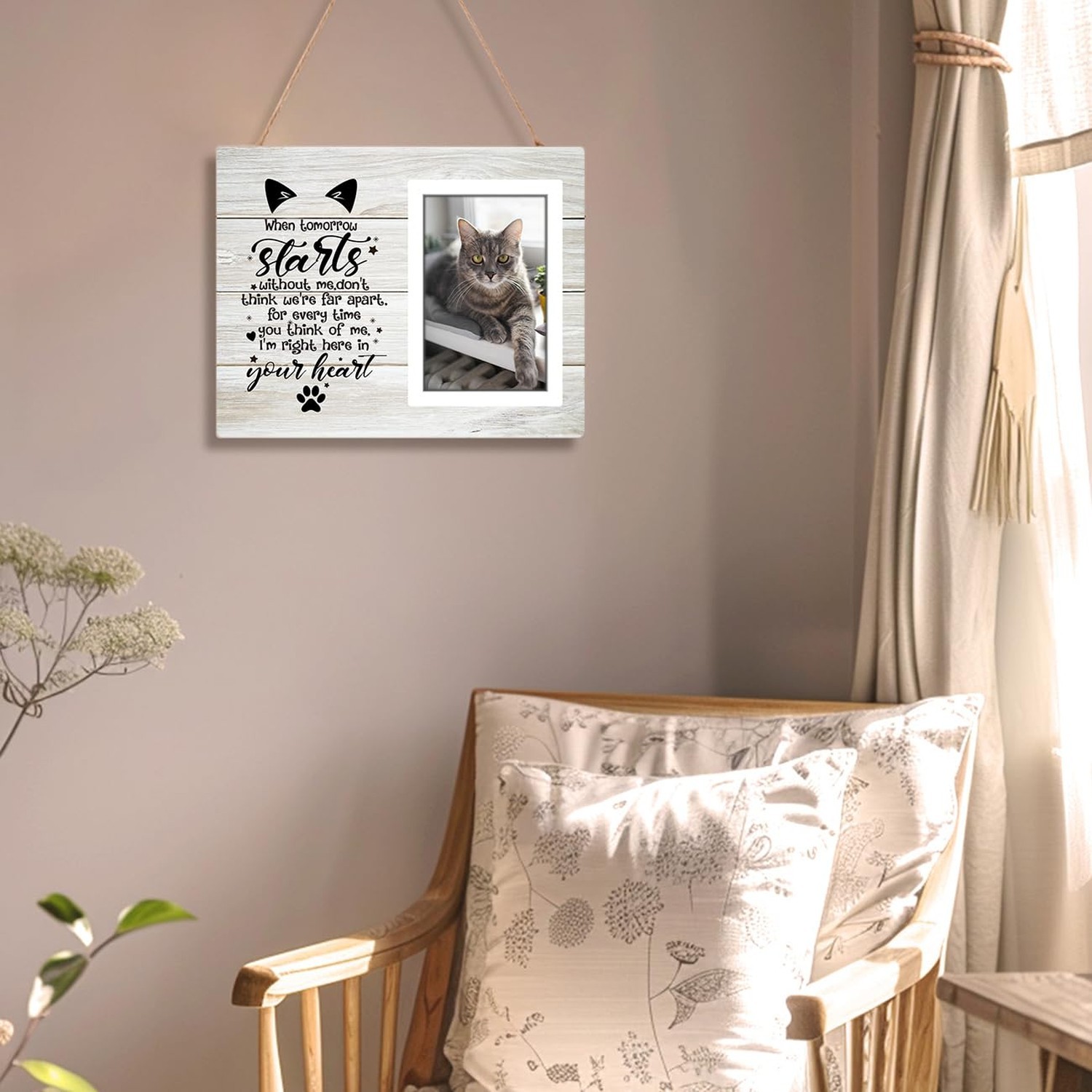 Cat Memorial Picture Frame, Pet Memory Picture Frame, Cat Frames For Pictures…