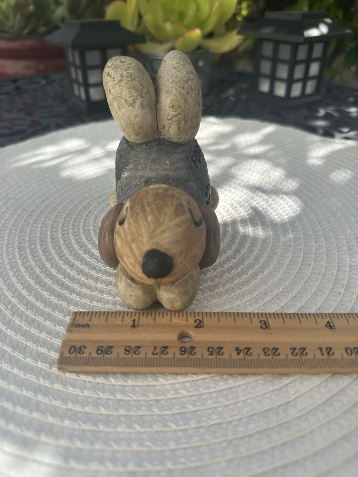 Forever In My Heart Keepsake Angel Dog Puppy Memorial Rock Grave Marker