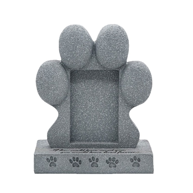 Weatherproof Memorial Stone for Pet Indoor or Outdoor Display Sculpture