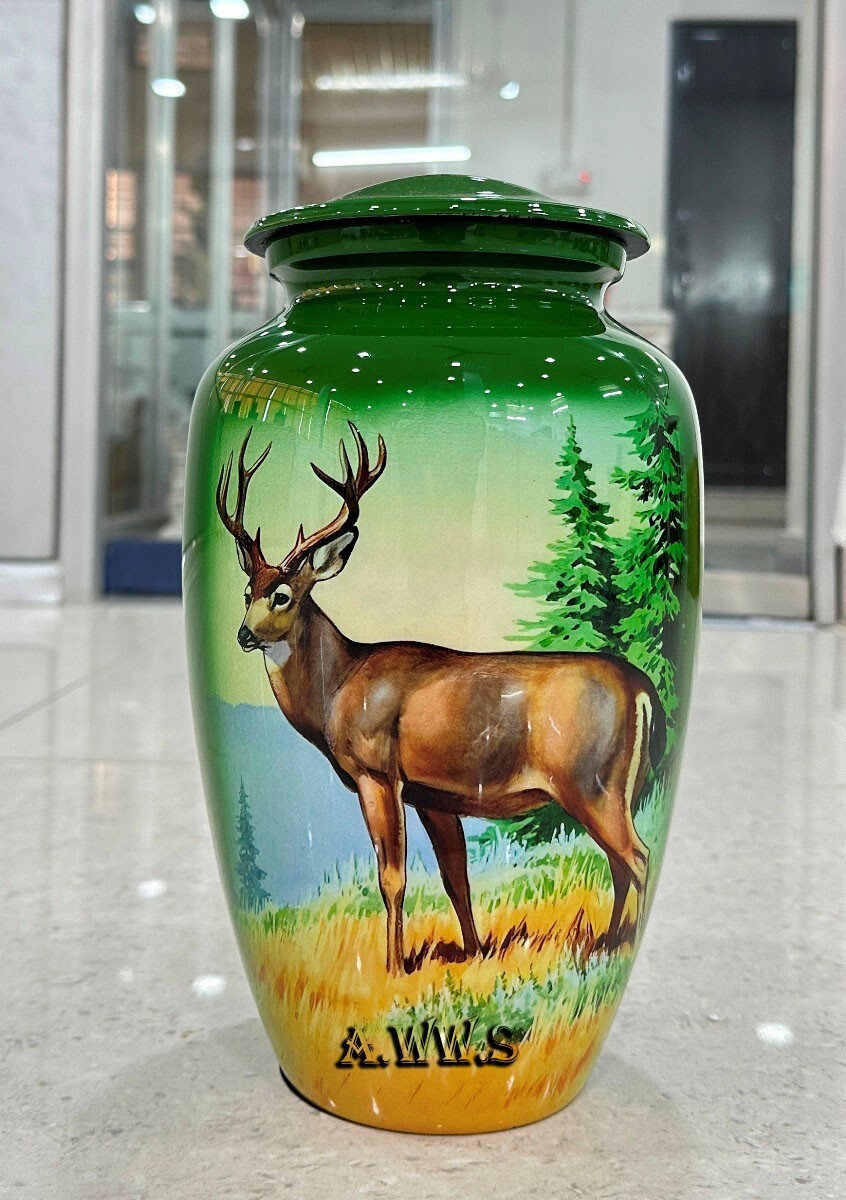 Cremation Urn Memorial Jar Pot Container | Full Size Urn for Funeral Ashes