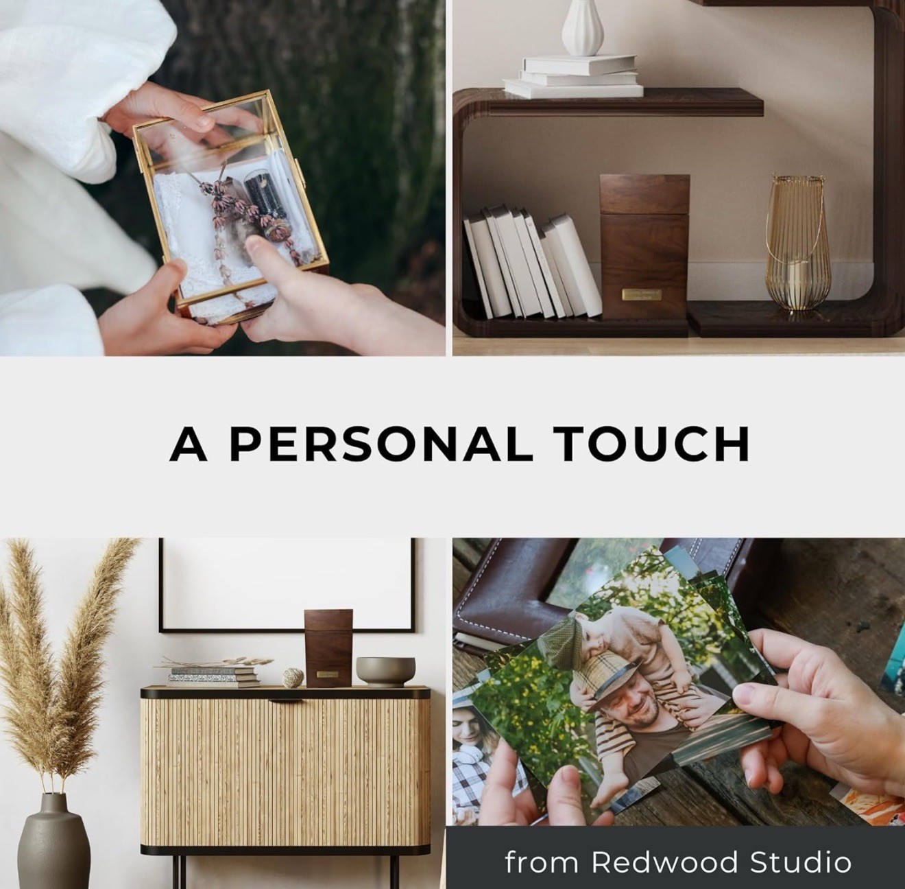 Wood Cremation Urn for Human Ashes | Large Urns Memorial Box for Adult Male |…