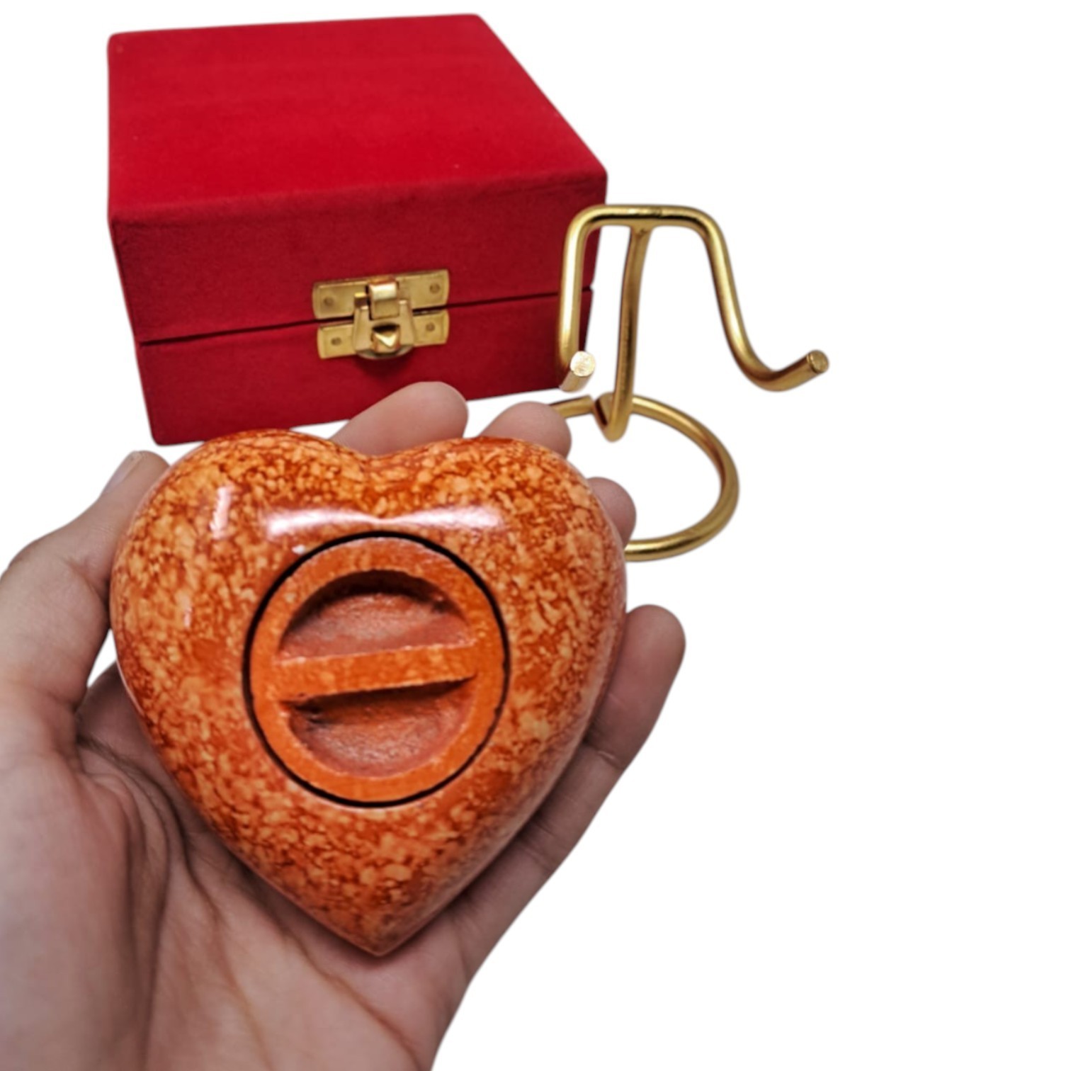 Custom Engraved Heart Keepsake Mini Memorial Cremation Urn for Ashes with Box