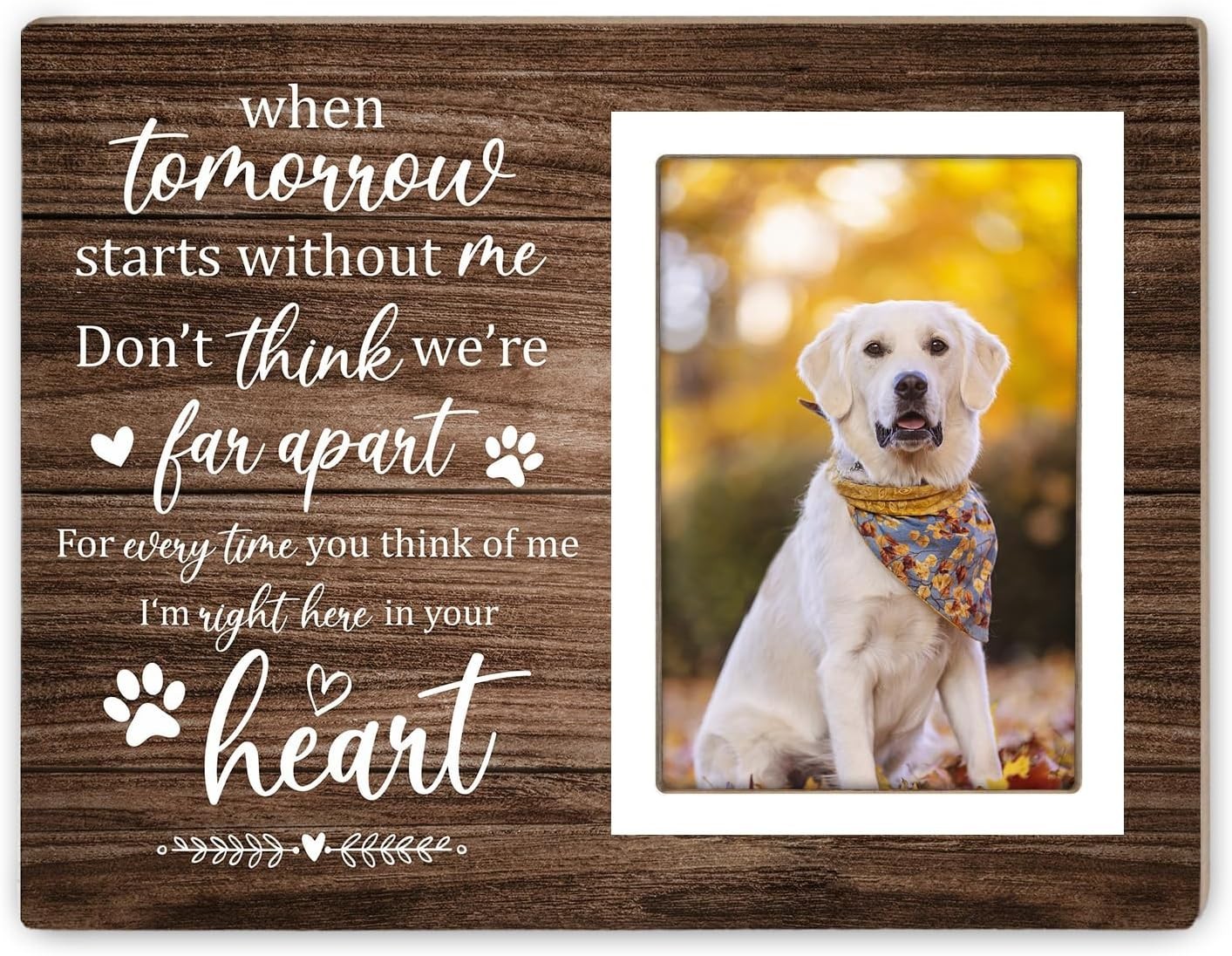 Pet Memorial Picture Frame, Pet Dog Memorial Picture Frame, Pet Cat Photo Fra…
