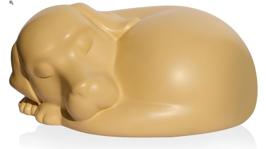 Pet Memorial Urn for Large Brown Dog to 125LBS Golden Retriever Cremation Ashes
