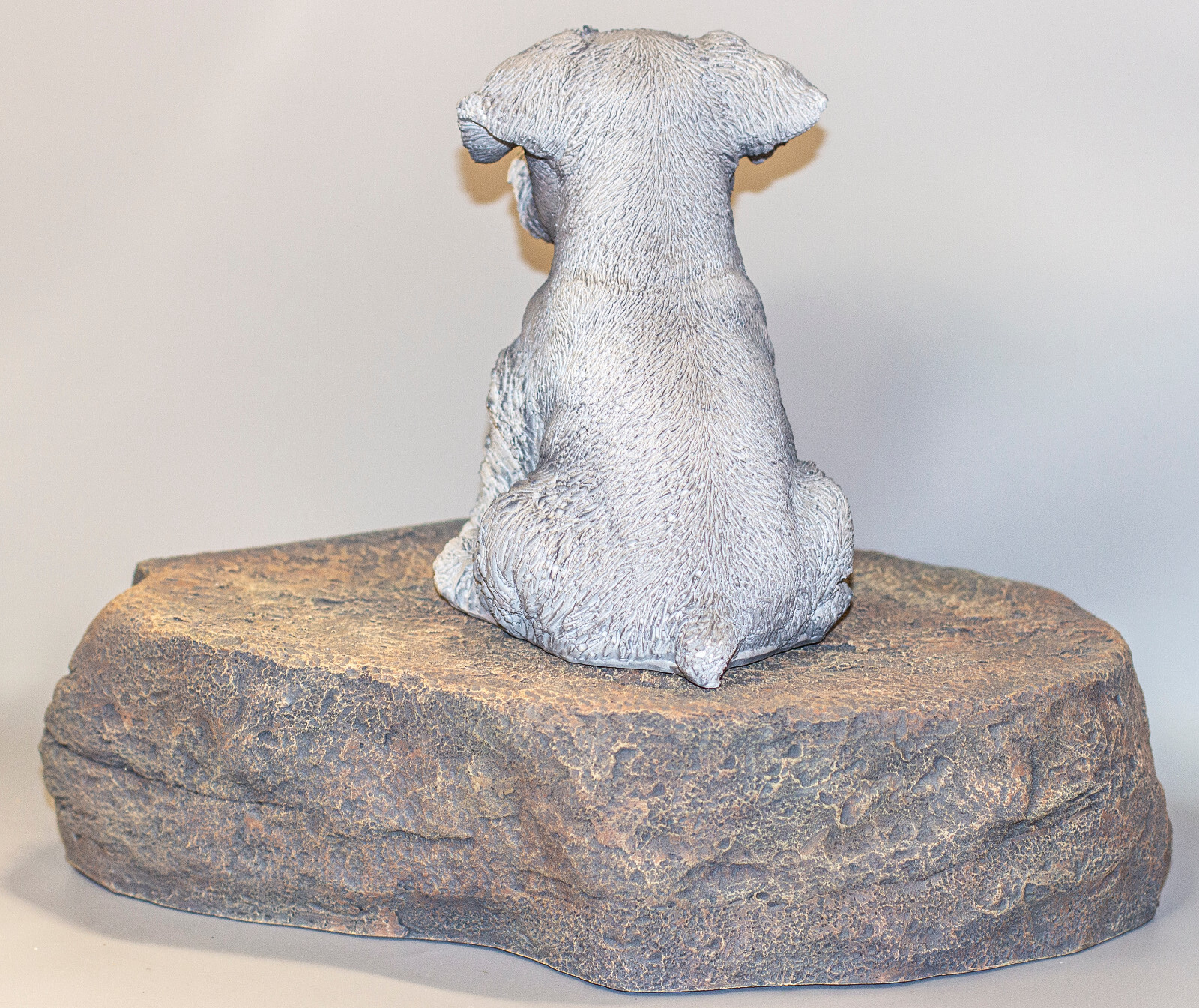 Schnauzer Urn Pet Ashes Holder Memorial Stone Burial Casket Cremation Statue Dog