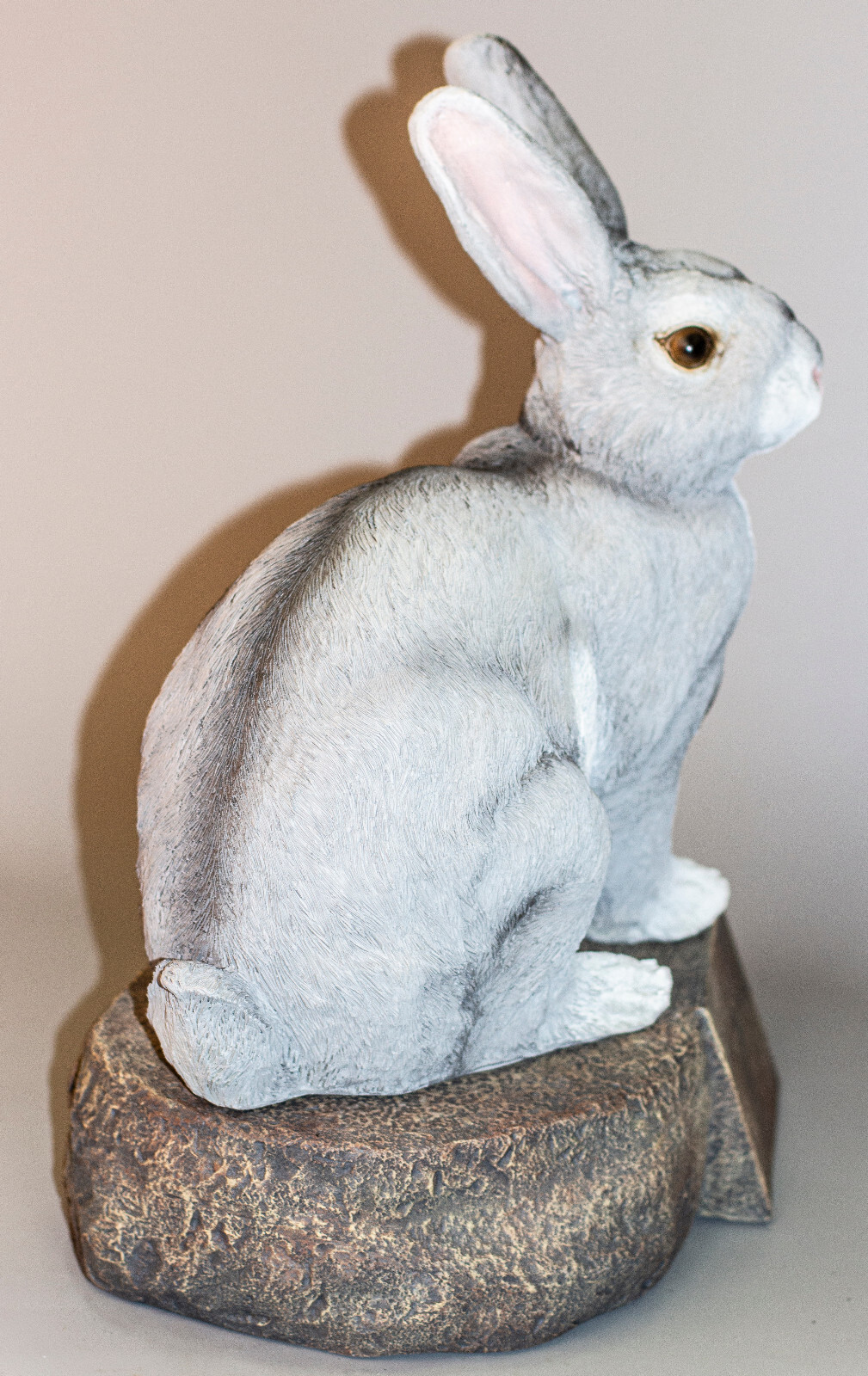 Large Pet Memorial Stone Rabbit Urn Bunny Grave Marker Alimal Loss Tribute Decor