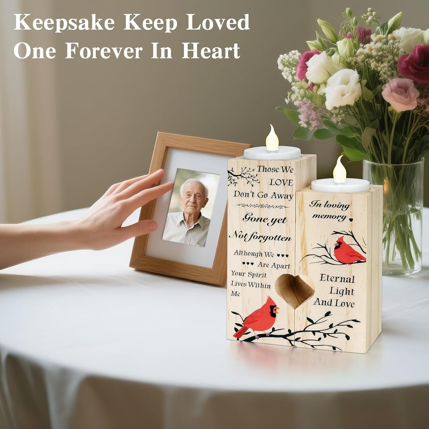 Cremation Urns for Human Ashes Candlestick for Your Loss Sympathy Gifts for Wome