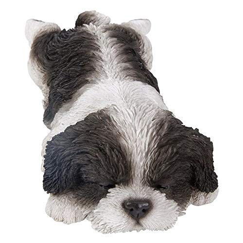 Hi- Line Gift 87710-J Shih Tzu Puppy Sleeping Pet Pals Statue