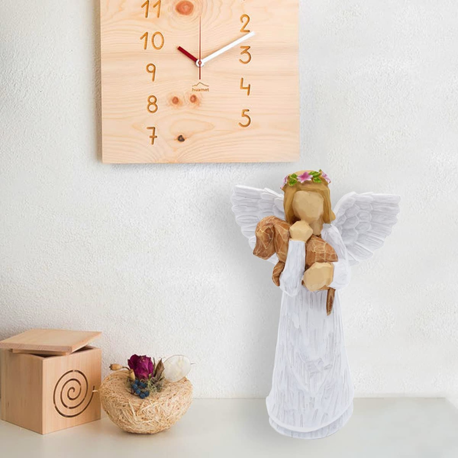 Anrkets Angel of Friendship Pet Memorial Gift – Dog Remembrance Angel Figu