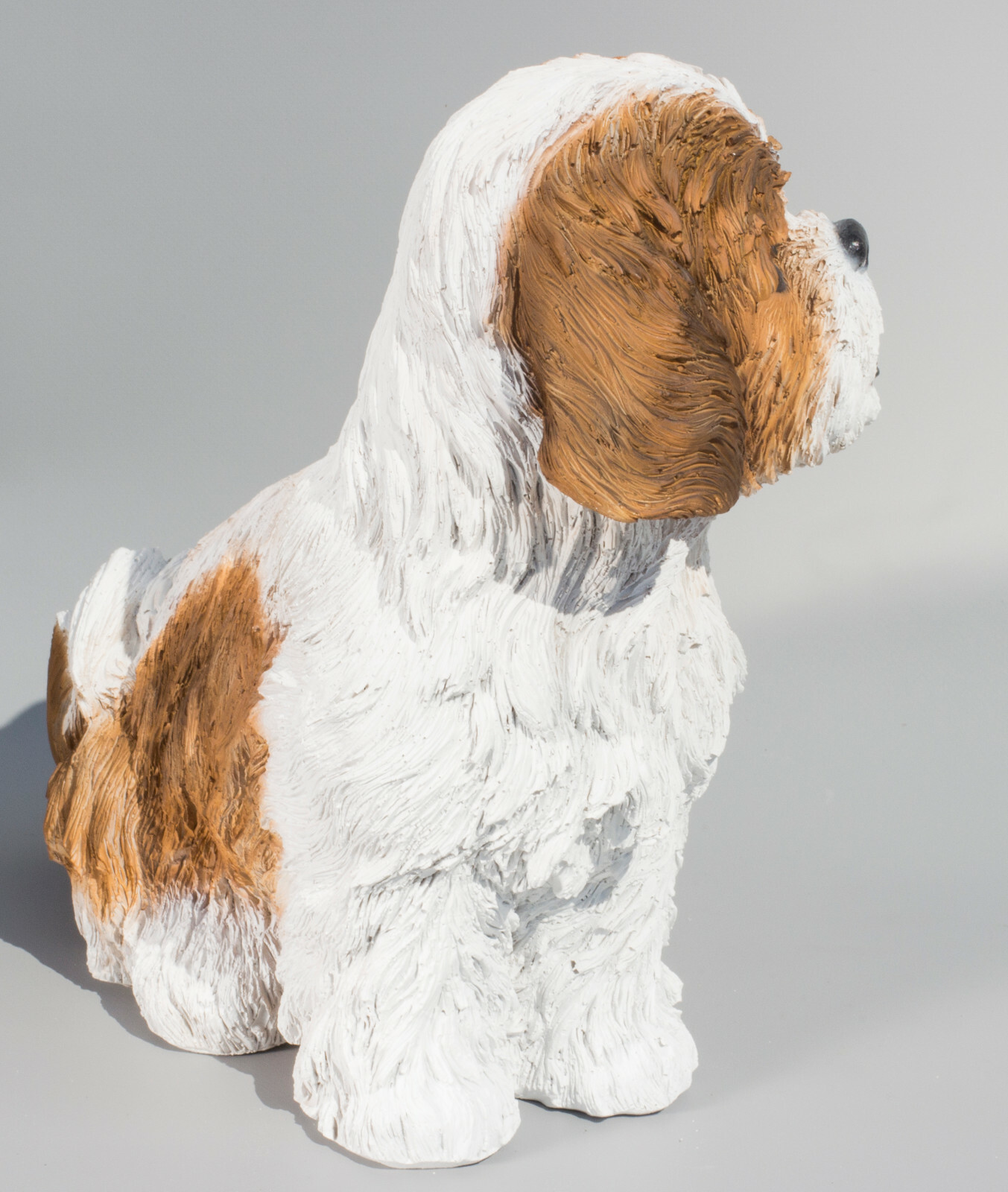 Urn for Dog Ashes Shih Tzu Cremation Sculpture Memorial Ornament Animal Lifelike