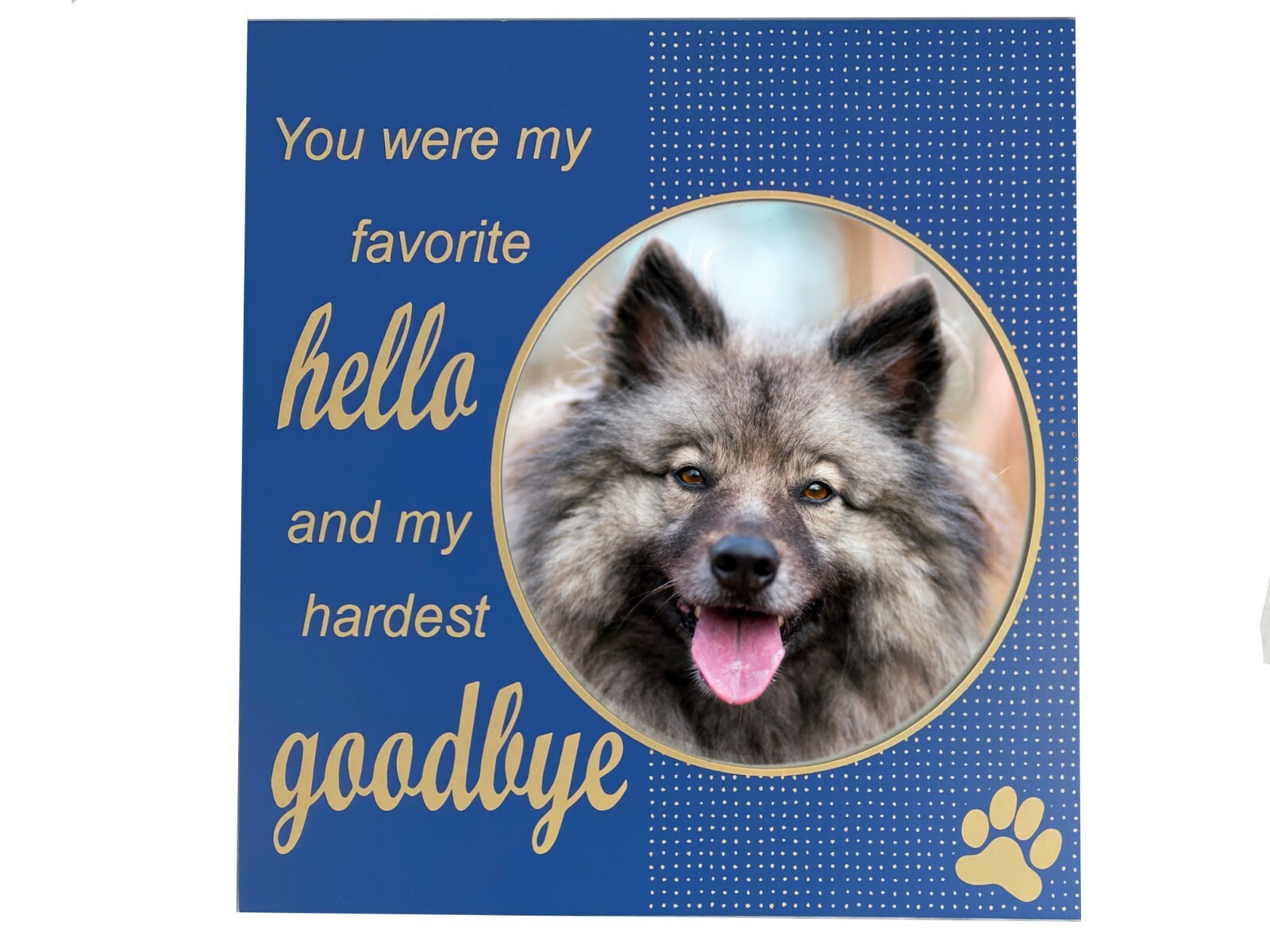 Pet Remembrance Picture Frame, 12×12 Memorial, Bereavement, Loss, Dog, Gift