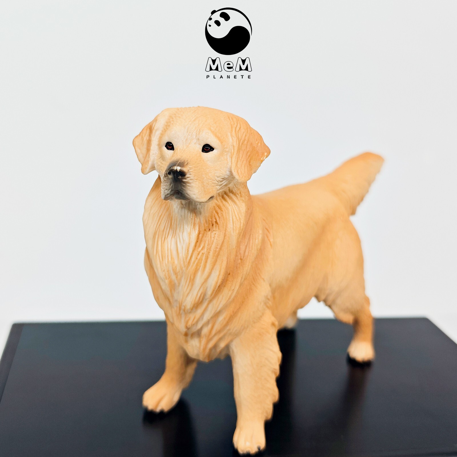 Golden Retriever Model Pet Urn Rosewood Solid Wood With Photo Frame Memorial