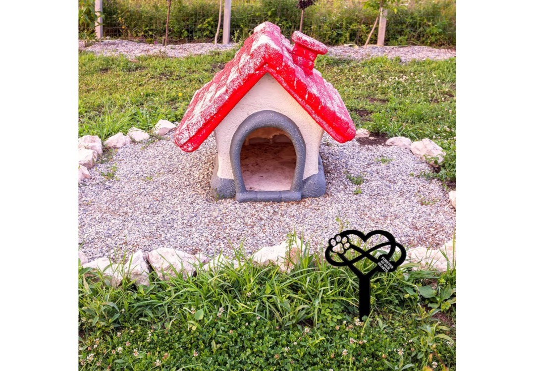 JIANWEI Memorial Pet Grave Markers, Pet Loss Stake Memorial Plaques Paw…