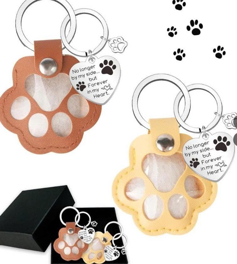 Pet Paw Print KeepSake Dog Memorial Suncatcher – Pet Fur Miarita- Kl- Pet Hair