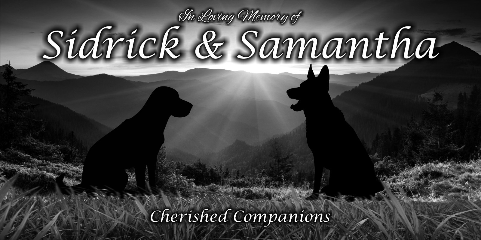 Custom Stone Memorial Grave Marker Granite Plaque Human headstone dog cat