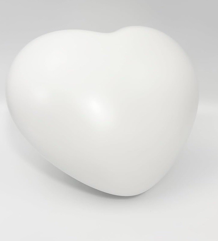 Large Heart Shaped Pet urn for Ashes Up to 44 lbs