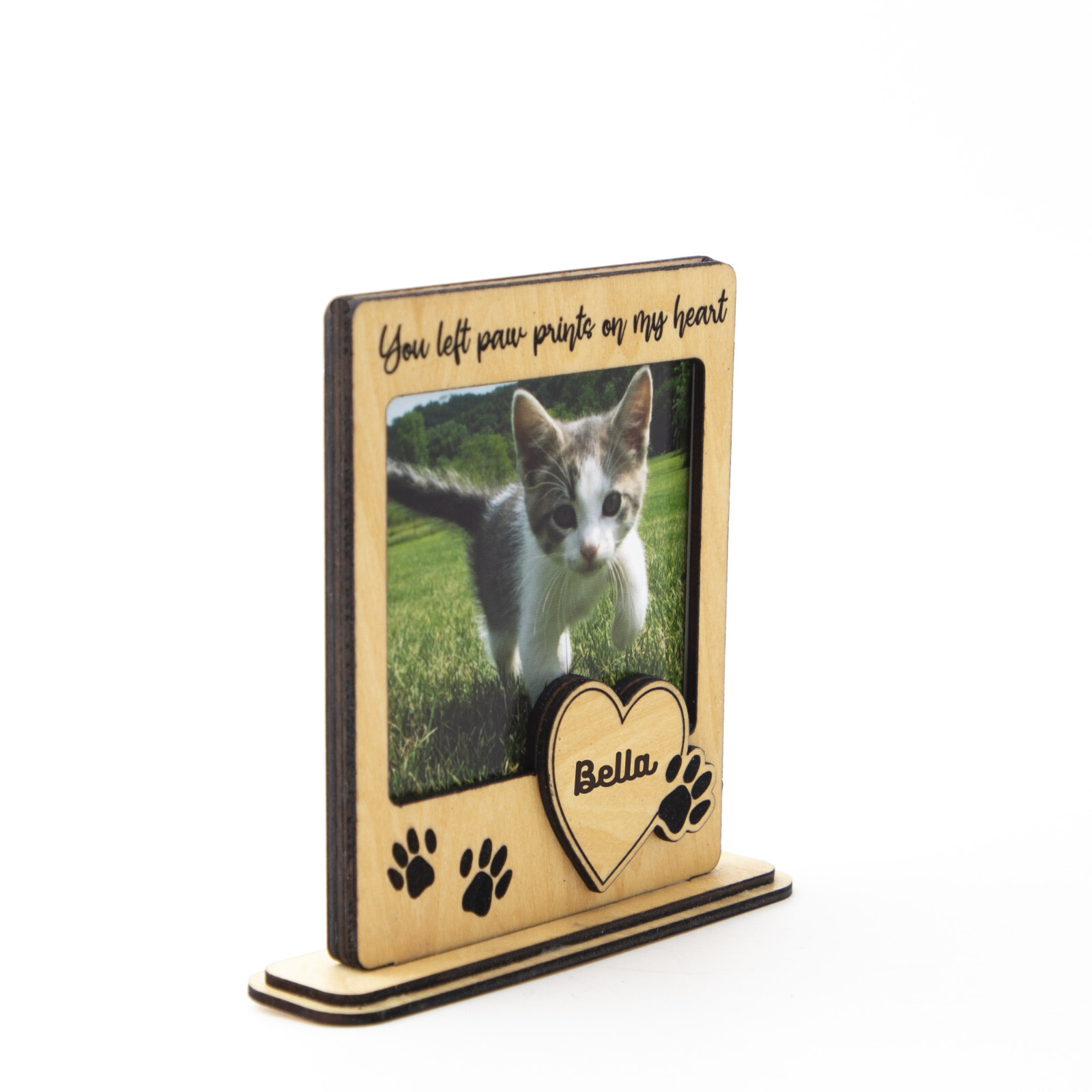 3D Personalized Pet Memorial Portrait Frame, Dog Photo Frame, Cat Photo Frame