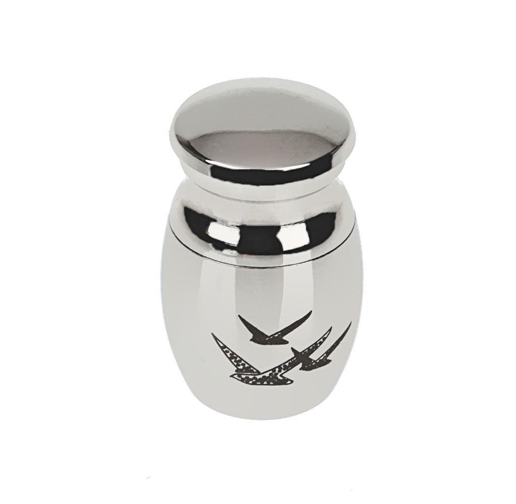 Small Cremation Urn Jar Holder Keepsake for Human Pet Ashes Memorial Funeral Box