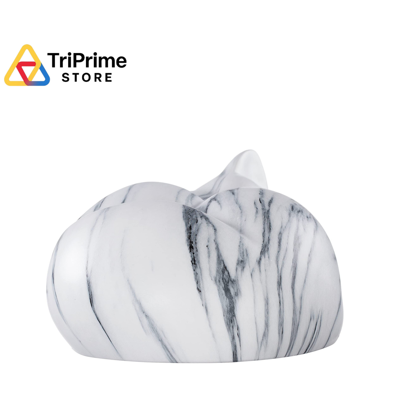 Kriss Art Pet Urns,Sleeping Resin Cremation Cat Urn, Sleeping2, White
