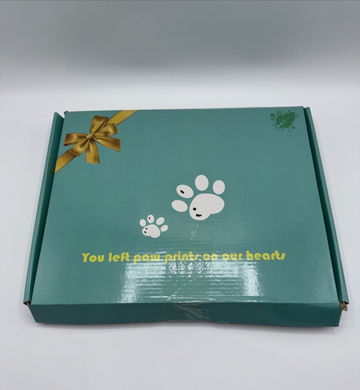 Pet Paw Print Photo Frame with Imprint Kit for Cats and Dogs