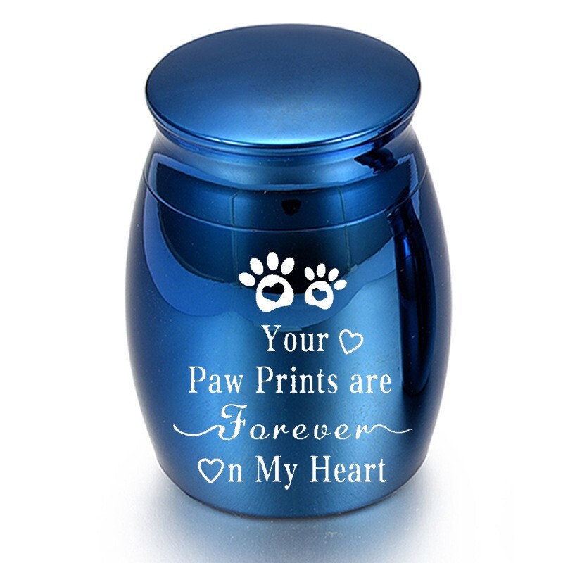 Pet Urn Memorial Jar Cremation Urn For Ashes Small Dog Cat Pet Memorial Keepsake