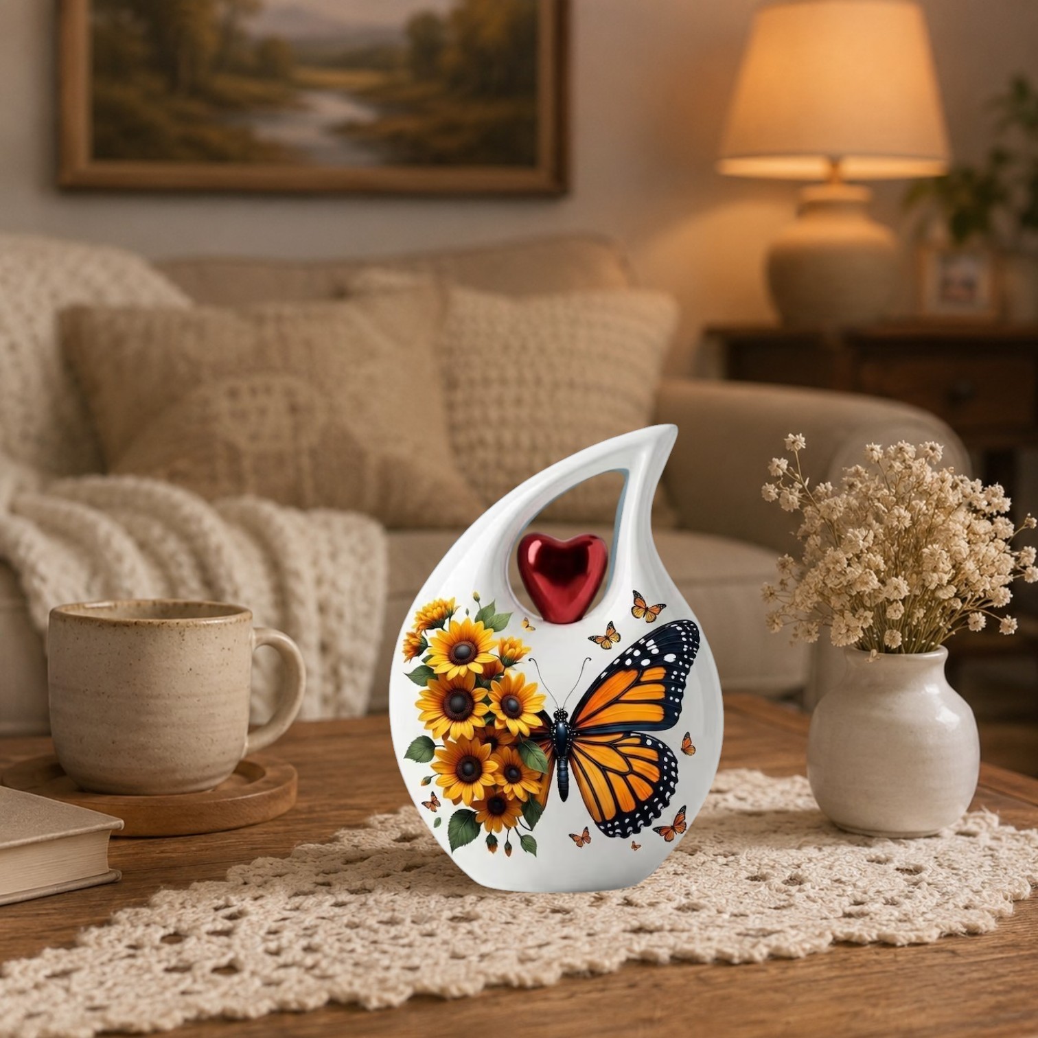 Mini Teardrop Cremation Urn for Human & Pet Ashes – Keepsake Urns Your Love Ones