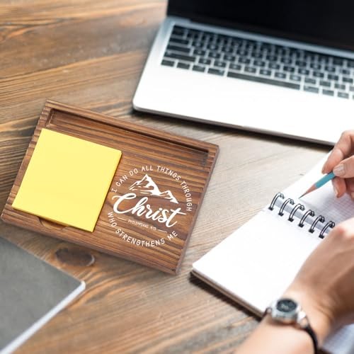 Christian Desk Organizer, Philippians 4:13 I Can Do All Things Through Christ