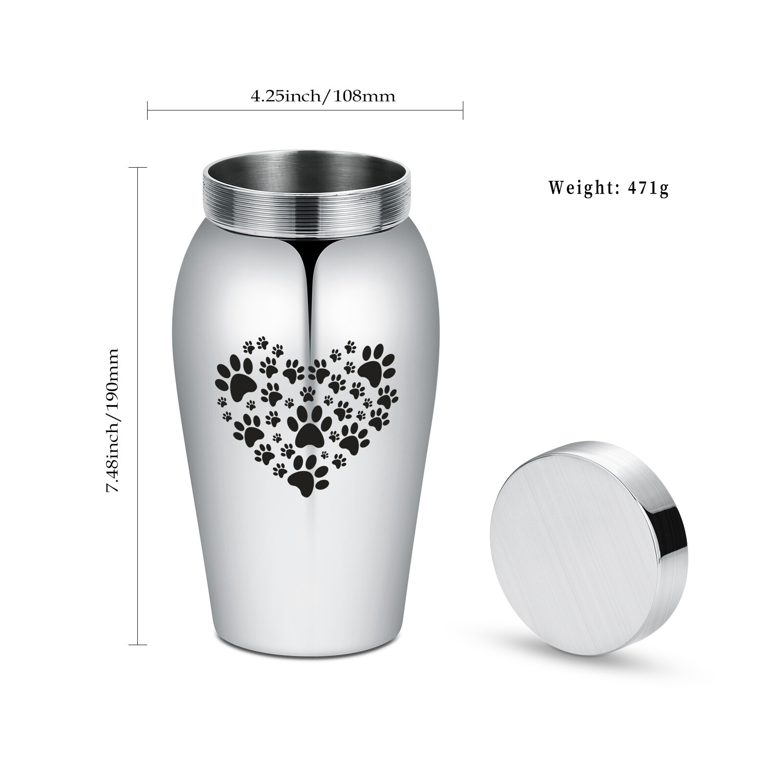 Memorials Cremation Urns for Human Ashes – Decorative Urns Urns for Human / Pet