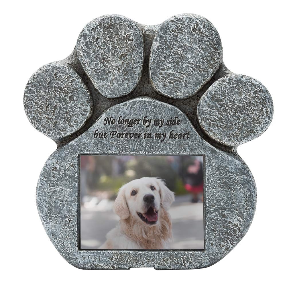 Pet Memorial Gifts – Pawprint Dog Memorial Gifts for Loss of Dog with Persona…