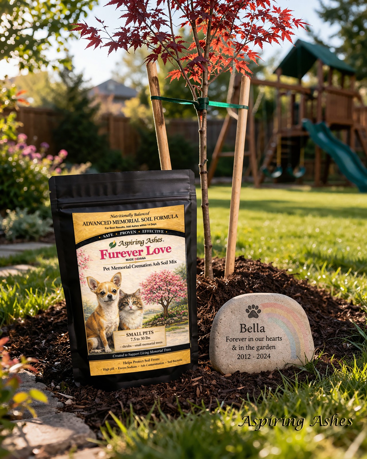 Premium Cremation Soil Mix for Pet Ashes: Small Pet Memorial Kit