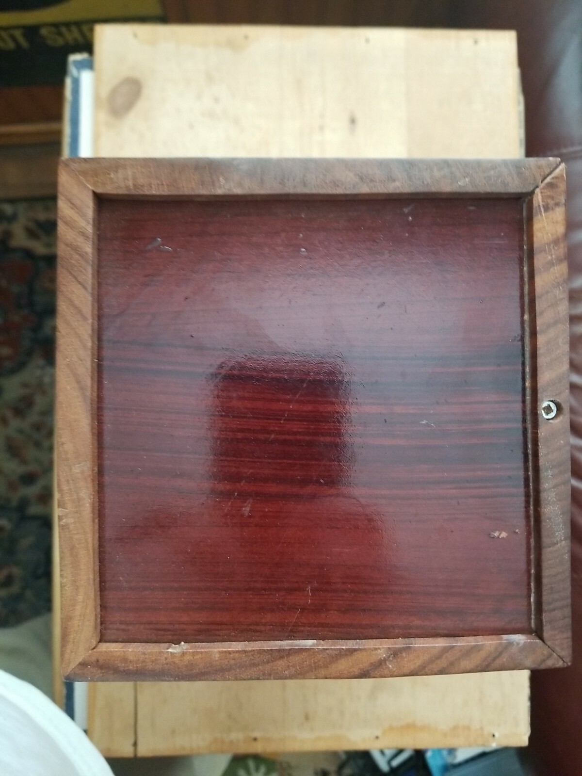 Rosewood Cremation Urn for Human Ashes, Adult Tree of Life Funeral Wooden Urns