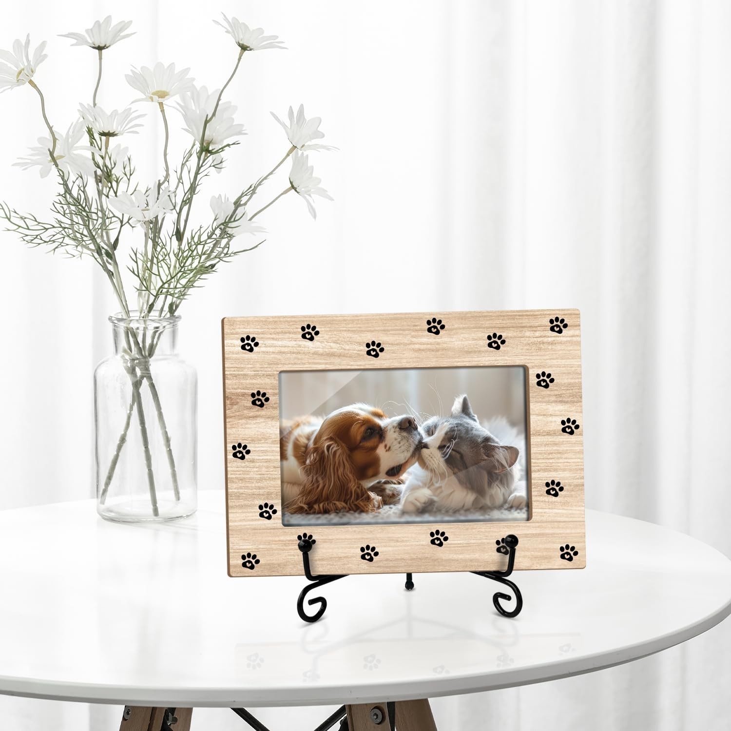 Paw Prints Picture Frame, Photo Frame Gift for Pet Owner, Sympathy Gifts for …