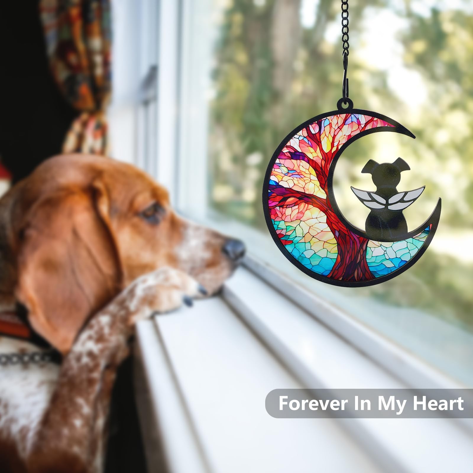 Original Cciaga Diy Dog Angel Memorial Suncatcher Sympathy Cardmemorial Gifts