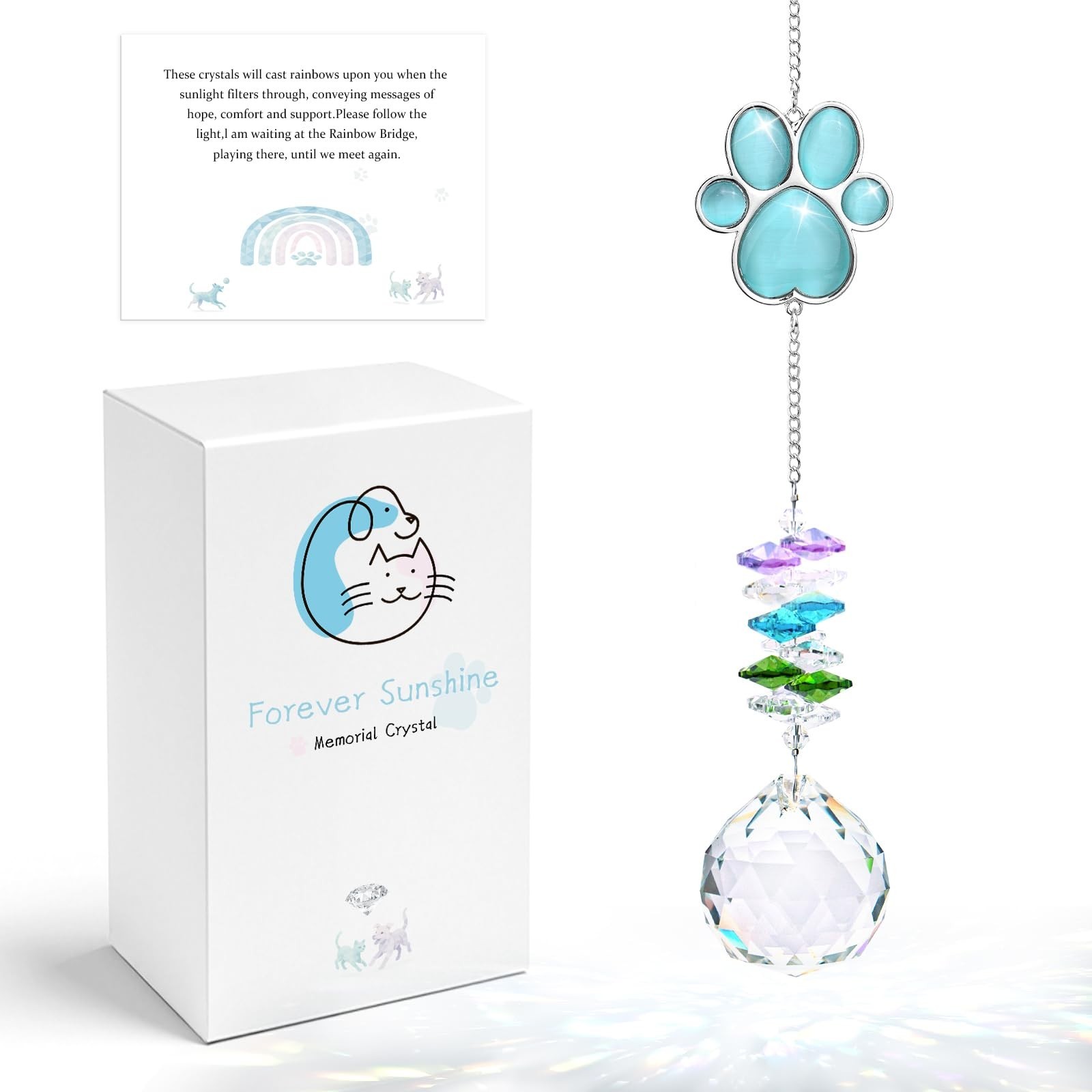 Dog Memorial Gifts for Loss of Dog,Thoughtful Dogs and Cats Remembrance Sun C…