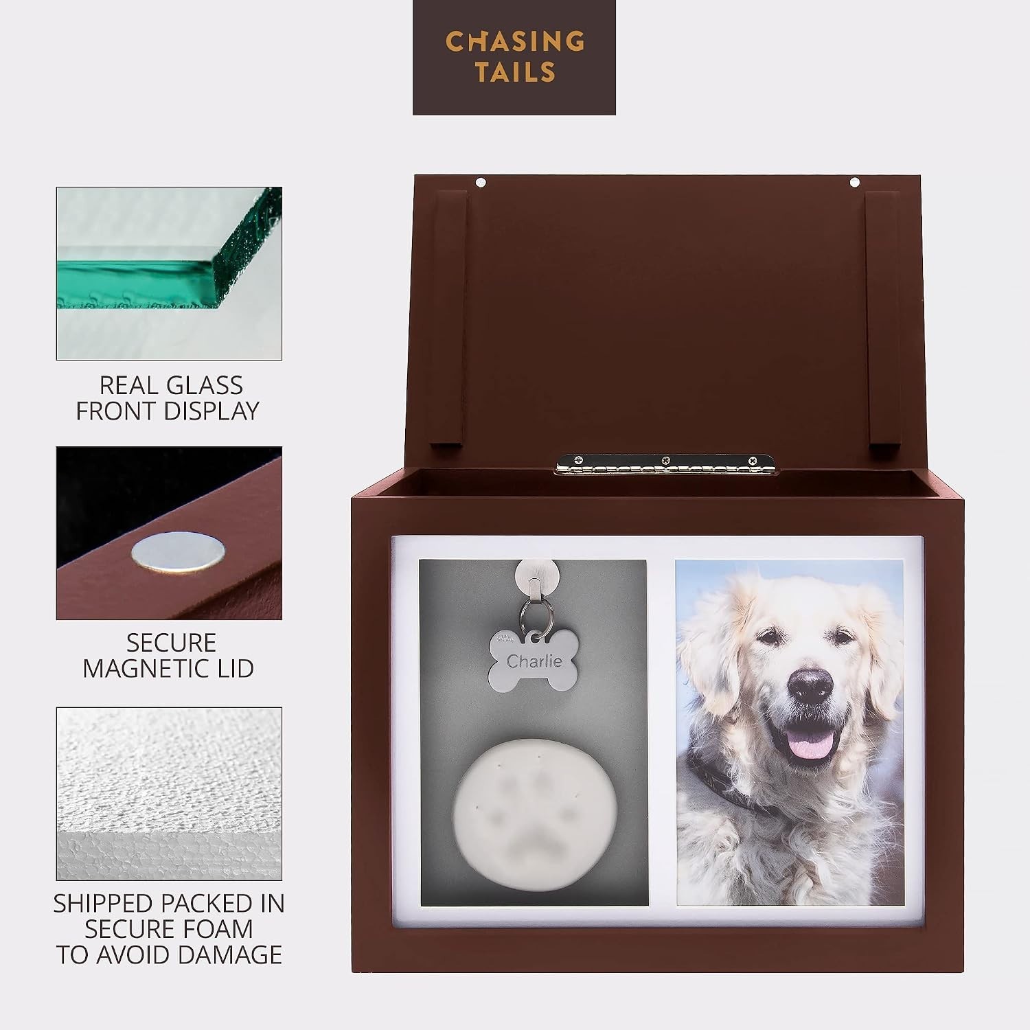 Beautiful Cat Urns for Ashes – Magnetic Lid
