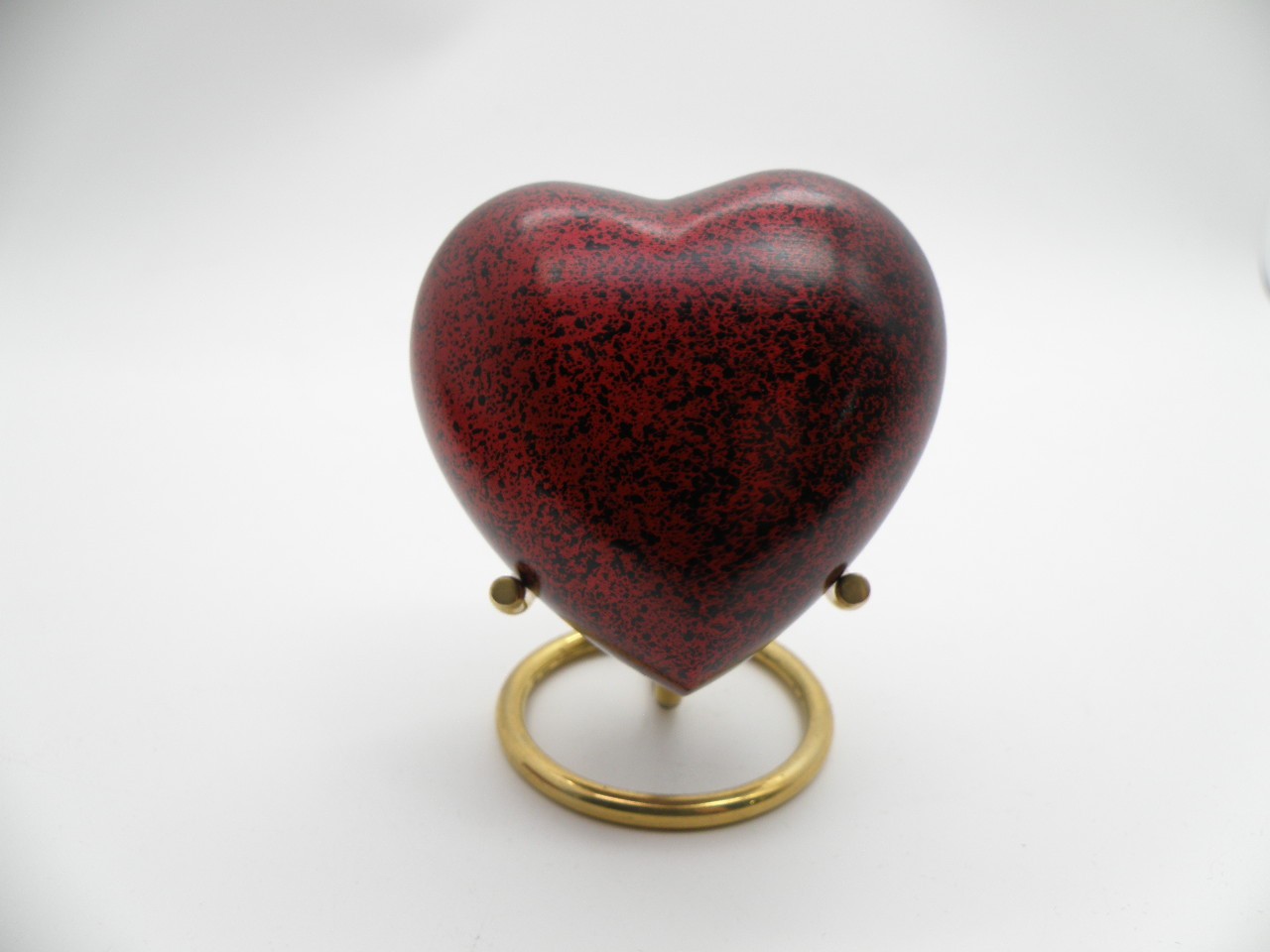Red Heart Cremation Mini Urn Keepsake Velvet Box Memorial Ashes Holder Sigma