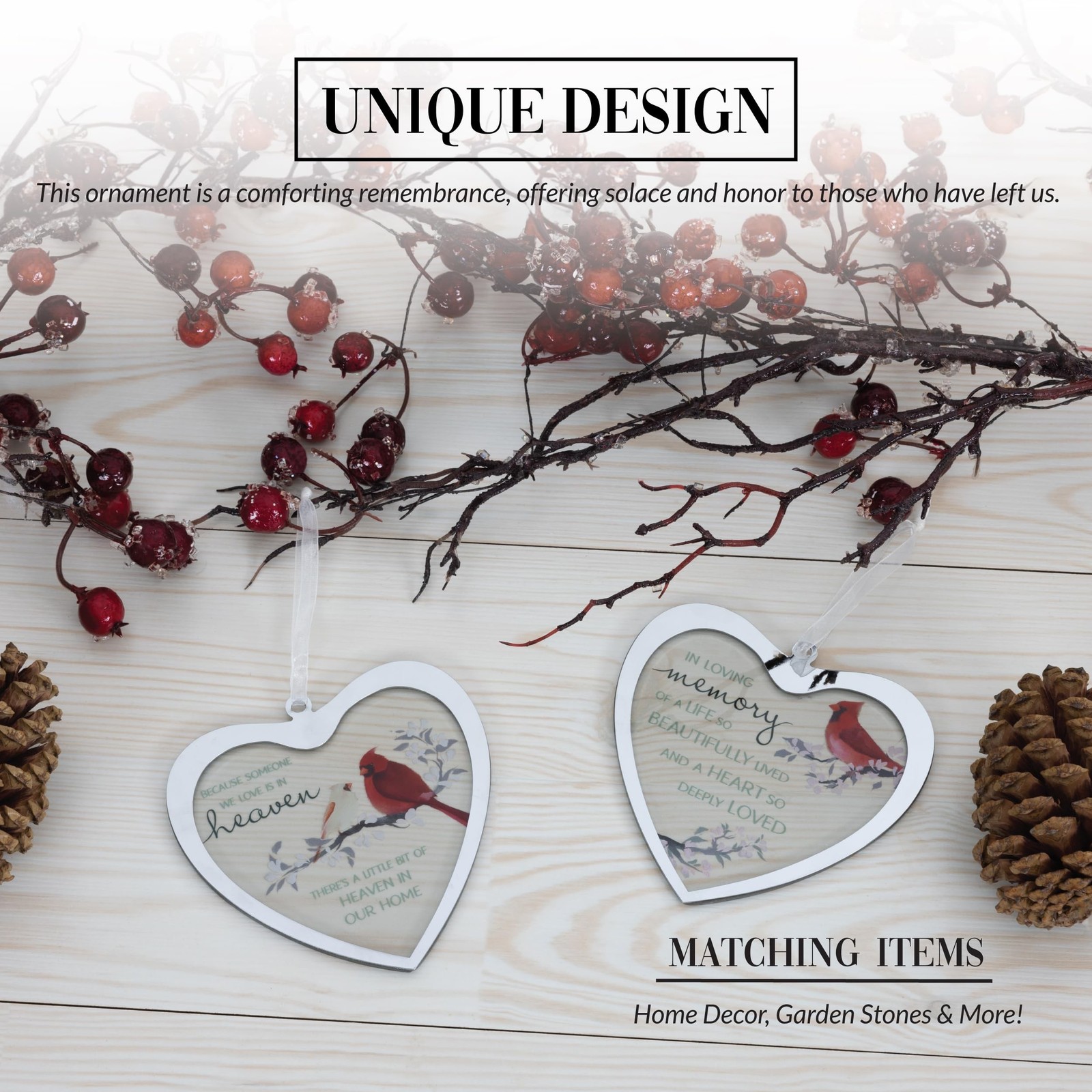 Pavilion – The Ones We Love Memorial Ornament, Bereavement Gifts, Christmas S…