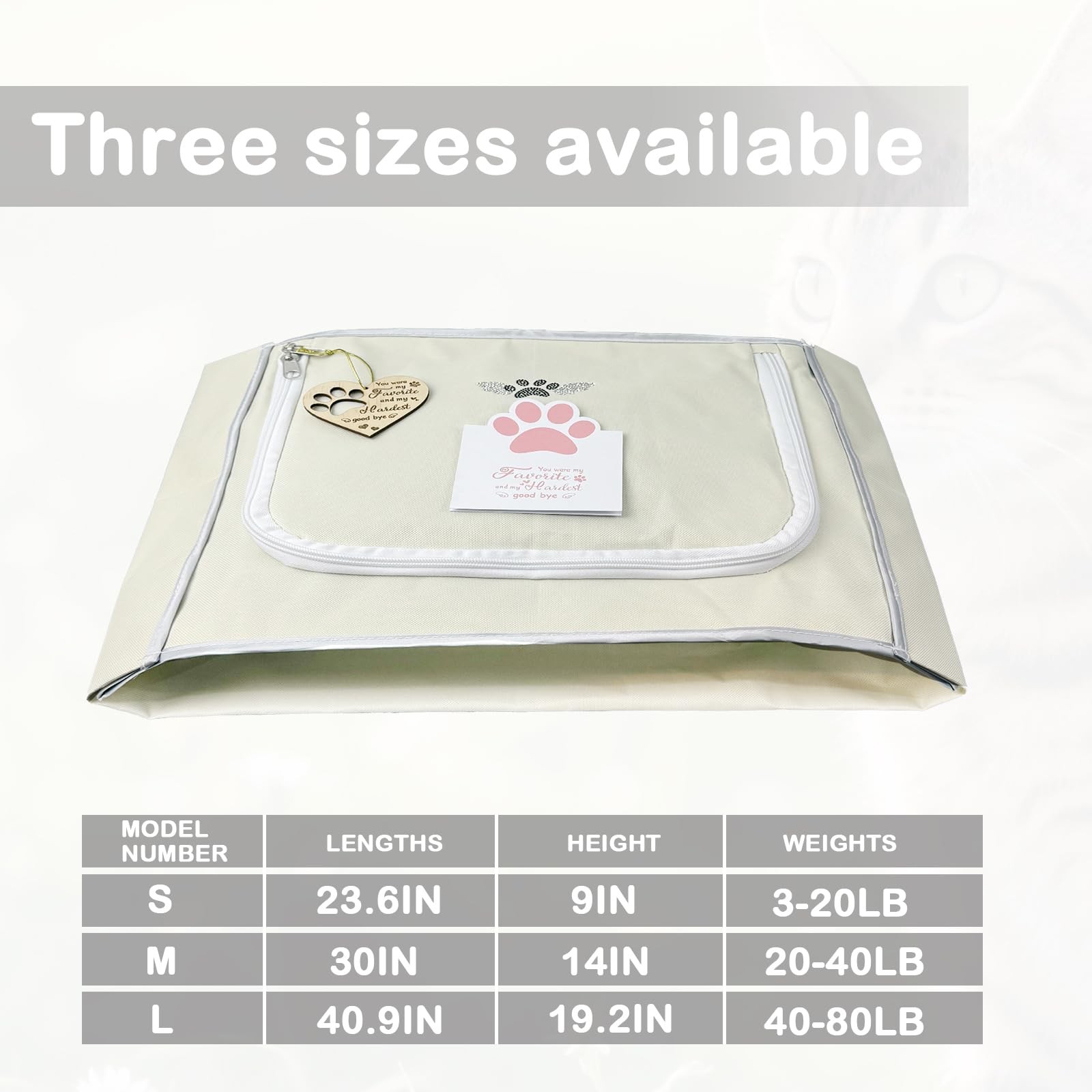 Lzhtime Pet Burial Eco Friendly Pet Body Bag Suitable For All Kinds Of Pets Pet