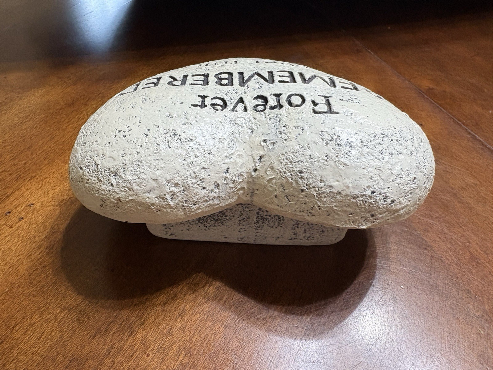 Pet Paw Print Memory Stone Forever Remembered Forever Missed Resin Stone New