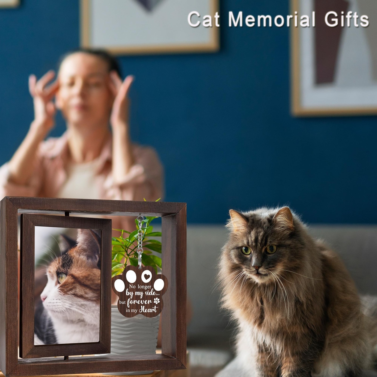 SHOW-YA Cat Memorial Gifts for Loss of Cat – Pet Memorial Gifts Cat,Loss of C…