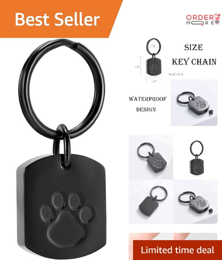 Cremation Jewelry Stainless Steel Small Urn Necklace Pet Memorial Keepsake Pe…