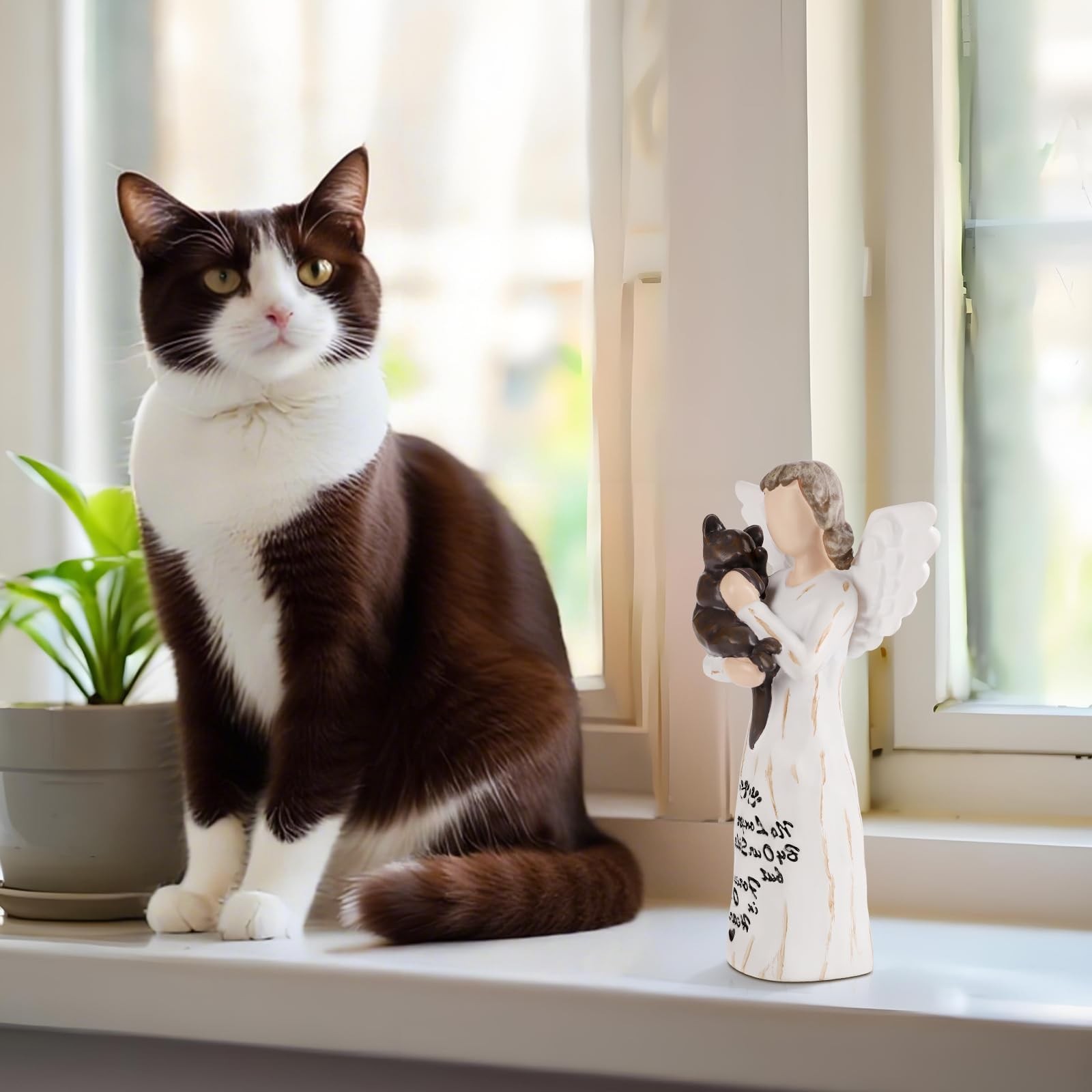 Cat Memorial Angel Figurine Statue for Cat Lovers in Memory of Their Beloved …